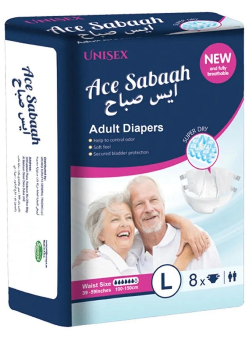 Ace Sabaah Disposable Adult Diapers Size Large