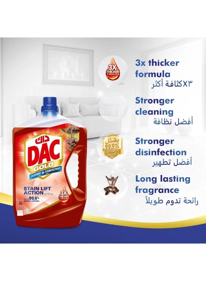 Dac Gold Multipurpose Disinfectant Cleaner - 3L