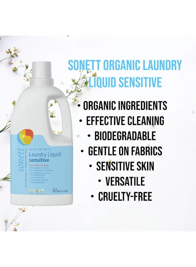 Sonett Laundry Liquid Sensitive 2L - Eco-Friendly