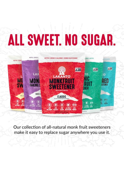 LAKANTO Monkfruit Sweetener Classic White 235 G