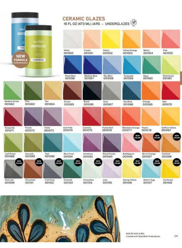 Speedball Ceramic Underglaze Yellow Orange 59.1 ML
