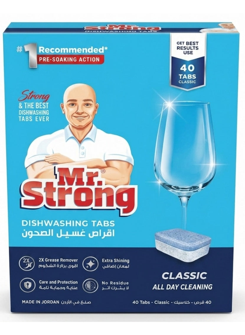 cool dry, cups mugs, dishwasher tablets, dishwashing tablets, dishwashing tablets classic, dry hands, dry place, load key, mr strong, note keep, per wash, place one, rinse aid, stain removal, tablets classic