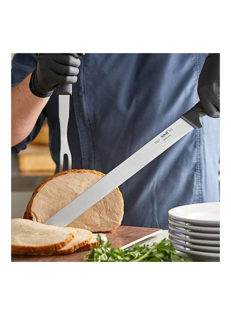 14 Inch Smooth Edge Slicing Knife by SCHRAF CUTLERY