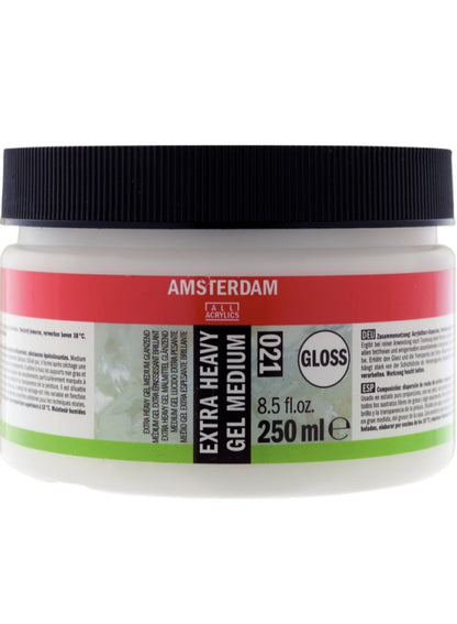 AMSTERDAM Extra Heavy Acrylic Gel Medium Gloss 250 ML