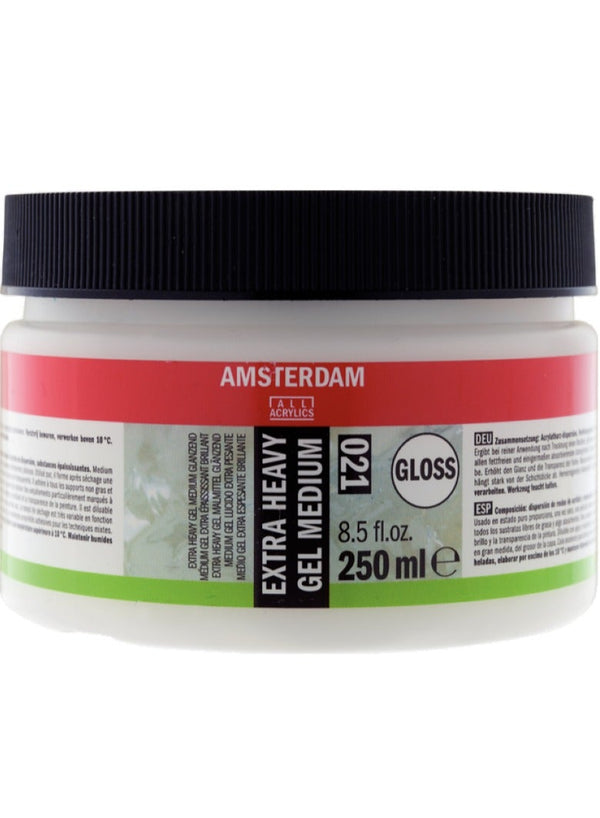AMSTERDAM Extra Heavy Acrylic Gel Medium Gloss 250 ML