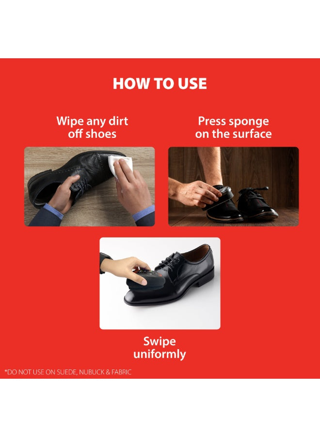 cool dry, dry place, gently wipe, habro caesar, instant shine, instant shine sponge, key benefits, pets store, polish jars, shine sponge, shine sponge black, shine time, simply wipe, sponge black, works well