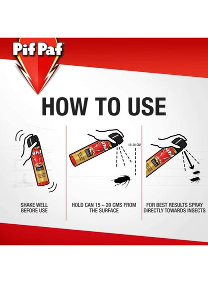 Pif Paf Cockroach & Ant Killer Spray 600 ML