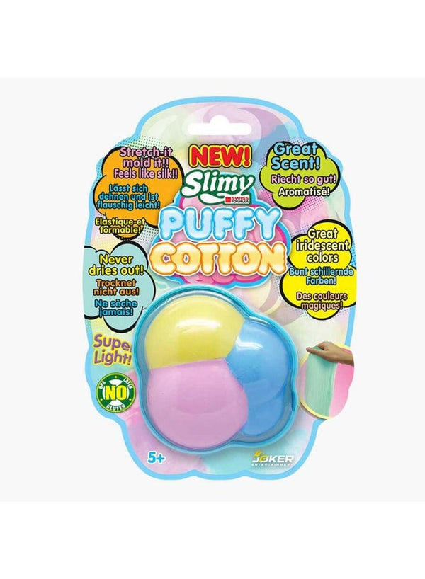 Slimy Puffy Cotton - Colorful Cloud Sensory Fun