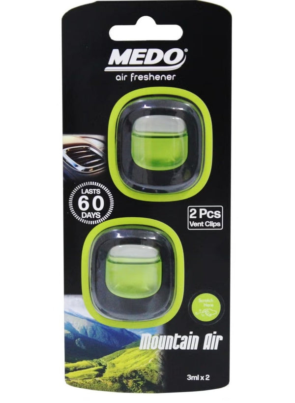 Medo Vent Clips Mountain Air Car Air Freshener