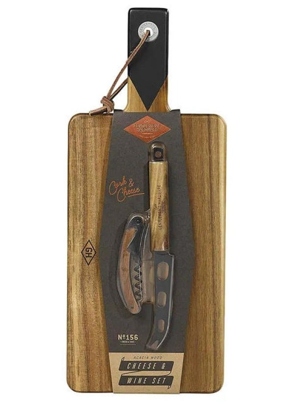 GENTLEMEN'S HARDWARE Cheese Board Set With Knives