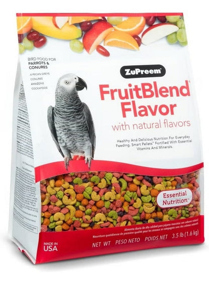 ZuPreem FruitBlend Parrot Food for Large Birds