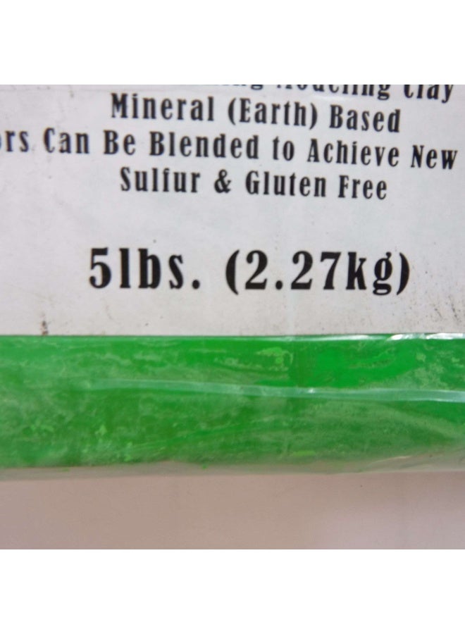 SARGENT ART Non-Hardening Modeling Clay Green 2.27 Kg