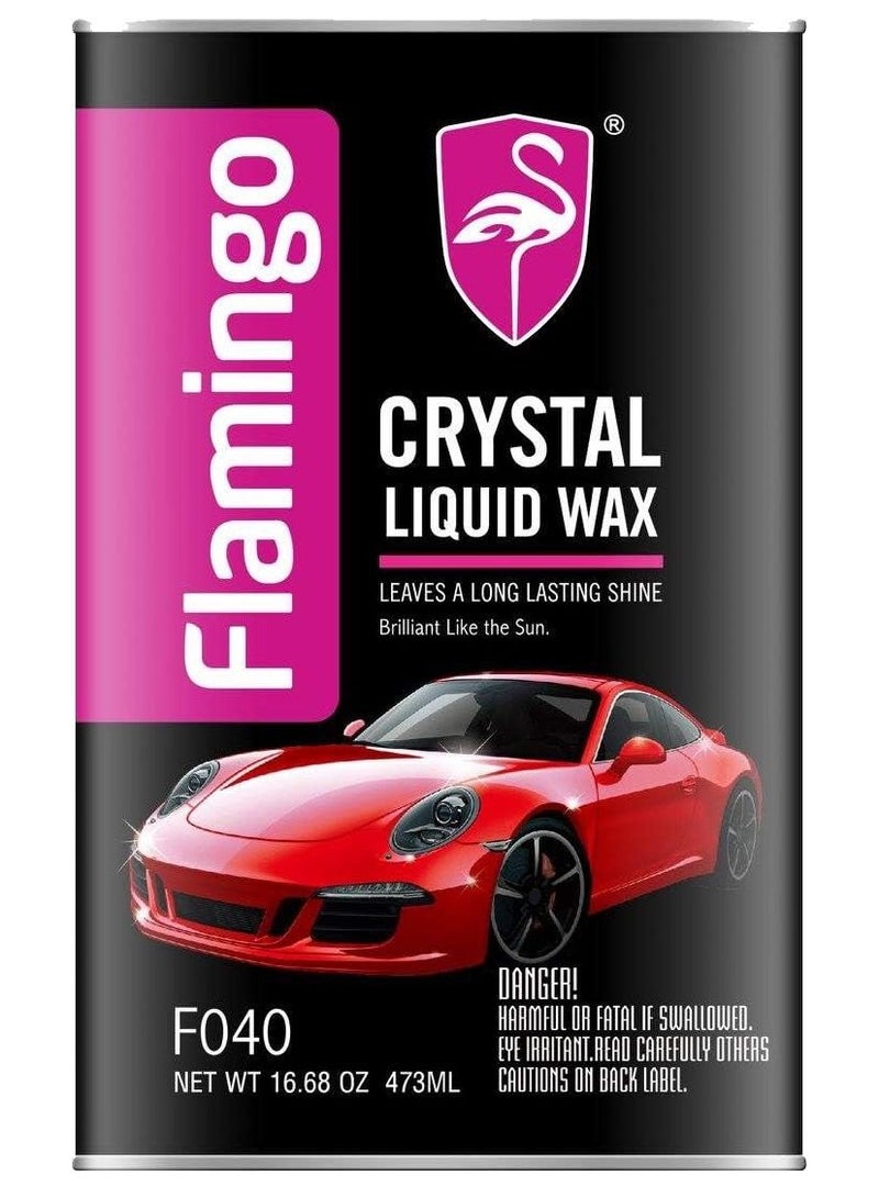 Flamingo Crystal Liquid Wax 473 ML