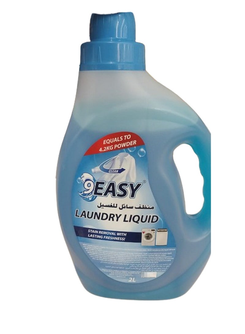 9EASY Laundry Liquid 2L - Premium Cleaning Detergent