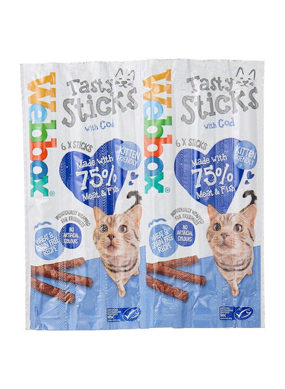Webbox Cats Delight Tasty Sticks with Cod - 30g