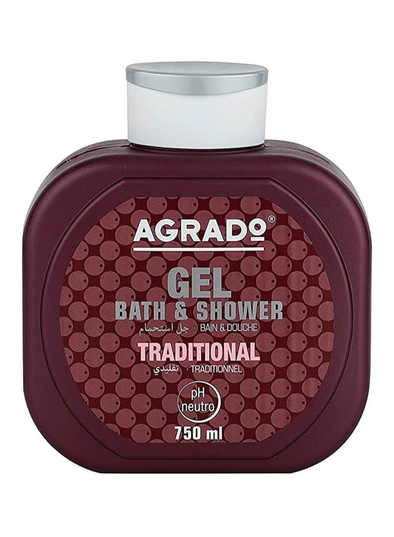 AGRADO Traditional Bath And Shower Gel 750 ML