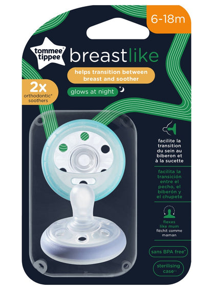 Tommee Tippee Night Glow Soother Pack of 2