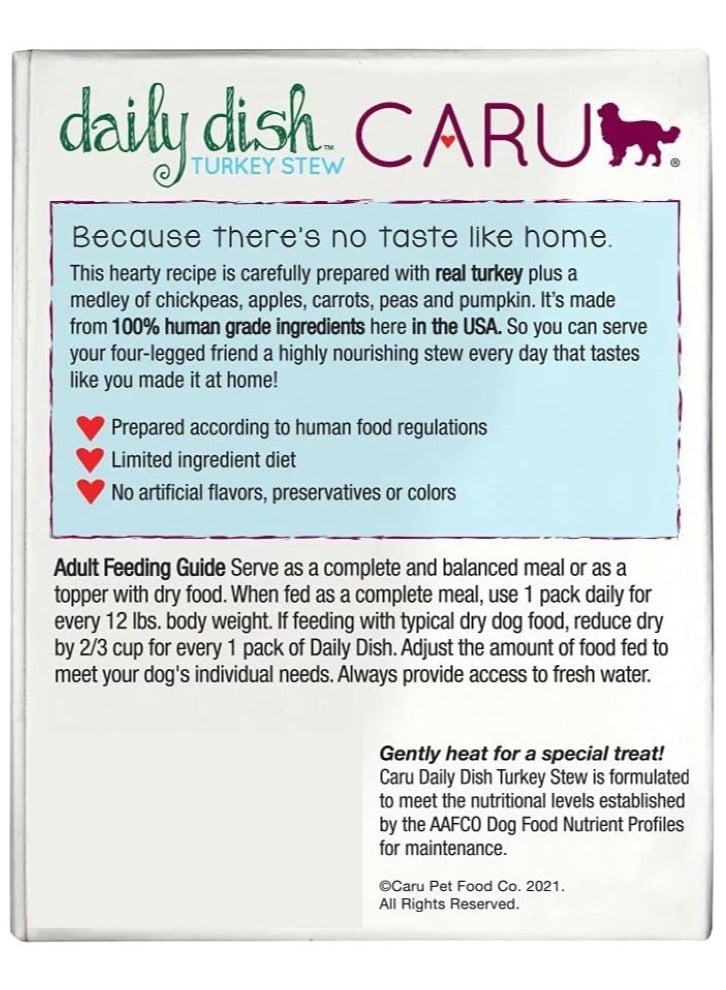 CARU Daily Dish Turkey Stew For Dogs 354 Gm