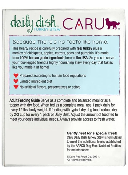 CARU Daily Dish Turkey Stew For Dogs 354 Gm