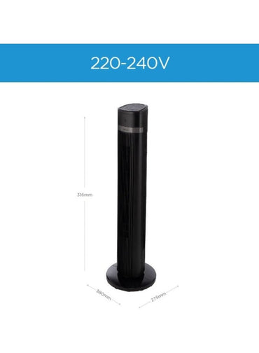 Midea Tower Fan With Multifunction Remote Control 45 W FZ1018TRB Black