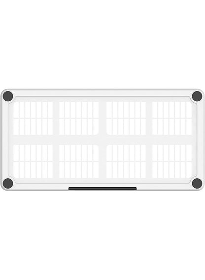 Cosmoplast 4-Tiers Shelving Storage Rack White