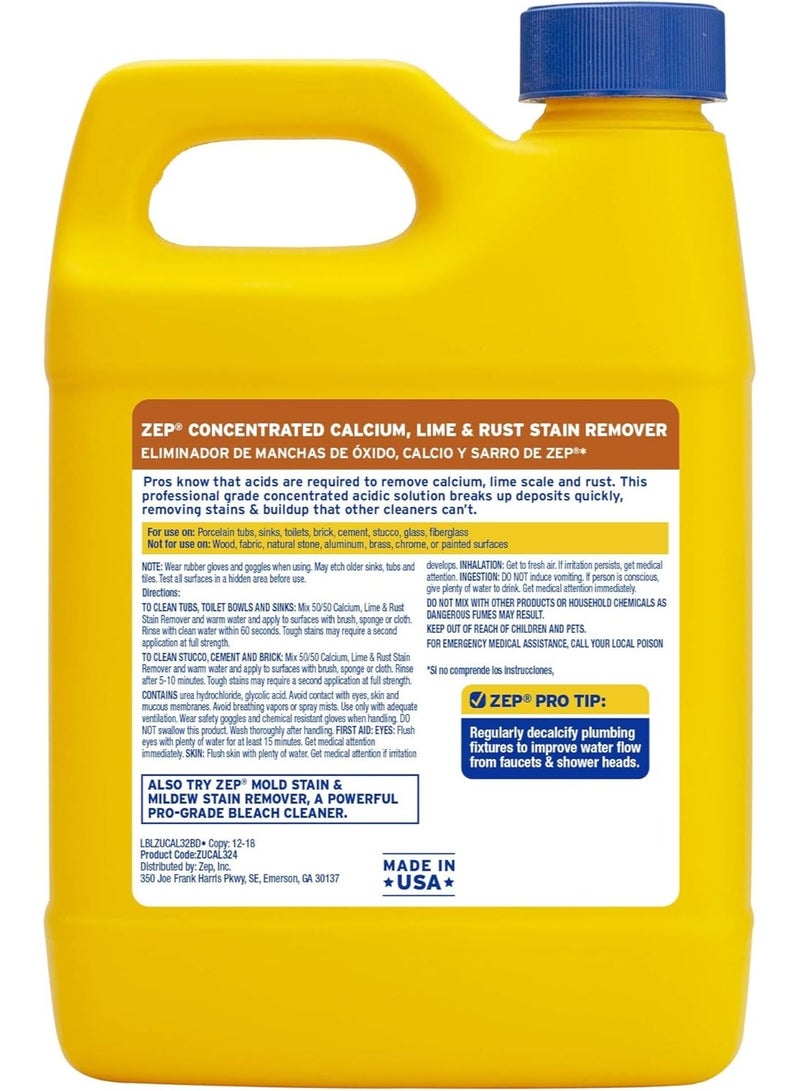 Zep Calcium Lime & Rust Stain Remover 946 ML