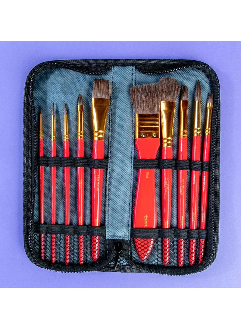 Mont Marte Watercolour Brush Set 11Pc