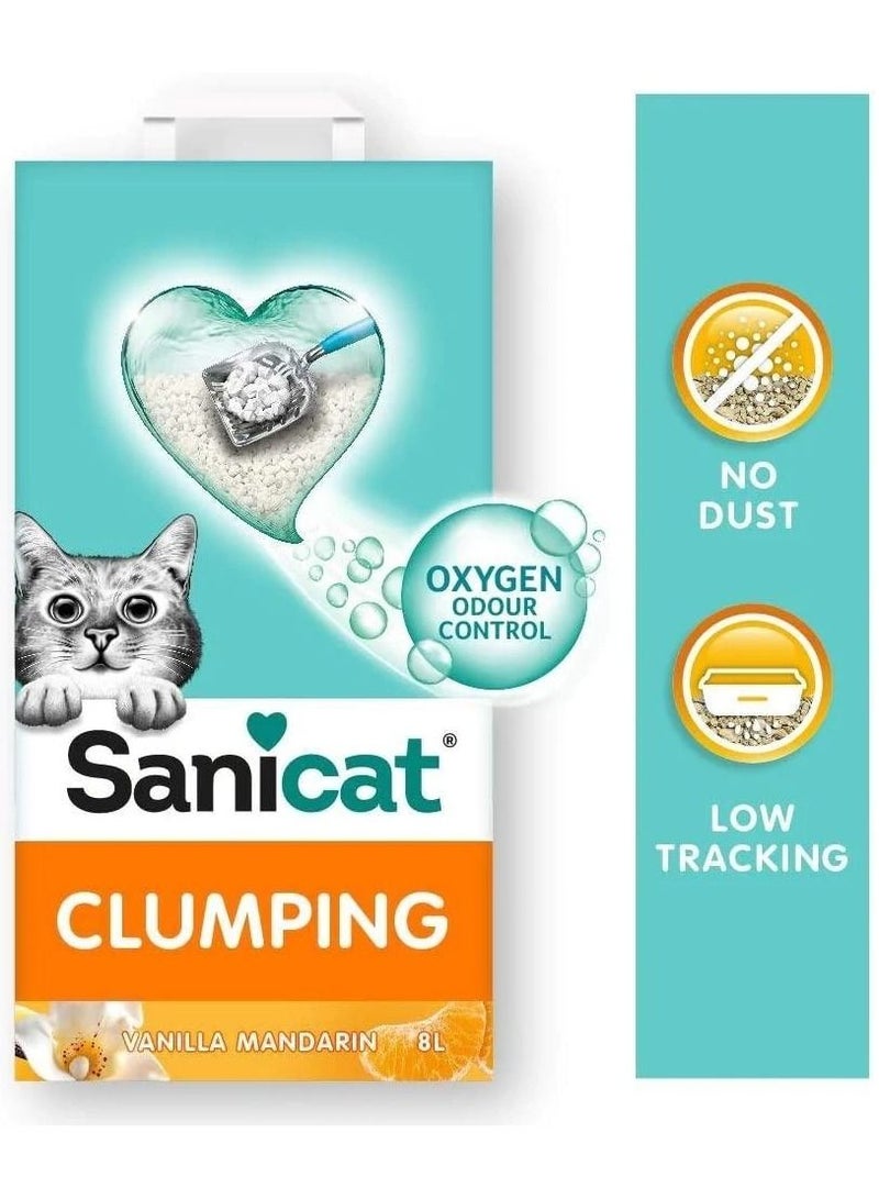 Sanicat Vanilla Mandarin Cat Litter 8L