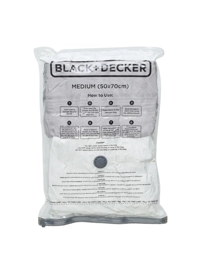 BLACK&DECKER Vacuum Storage Bags - 50X70Cm