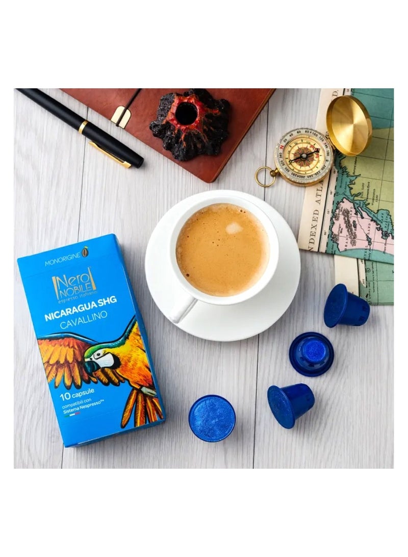 Nero NOBILE Espresso Italiano Nicaragua 100% Arabica