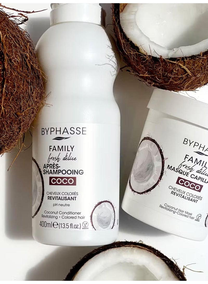 BYPHASSE Family Fresh Delice Shampoo with Coconut 750 ML