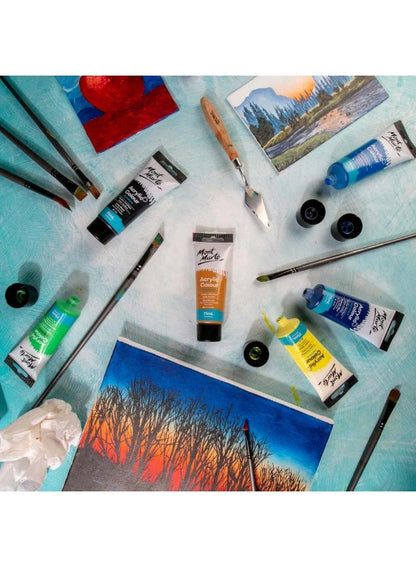 Mont Marte Raw Sienna Acrylic Paint 75ML Tube