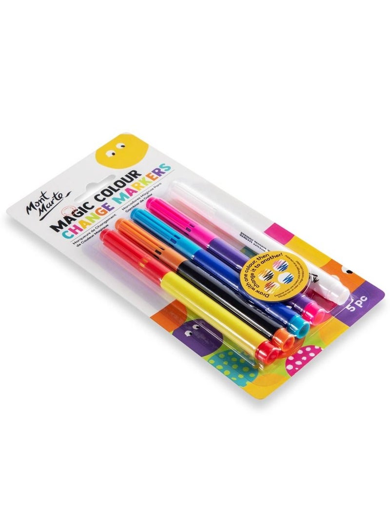 Mont Marte Magic Colour Change Markers 5Pc
