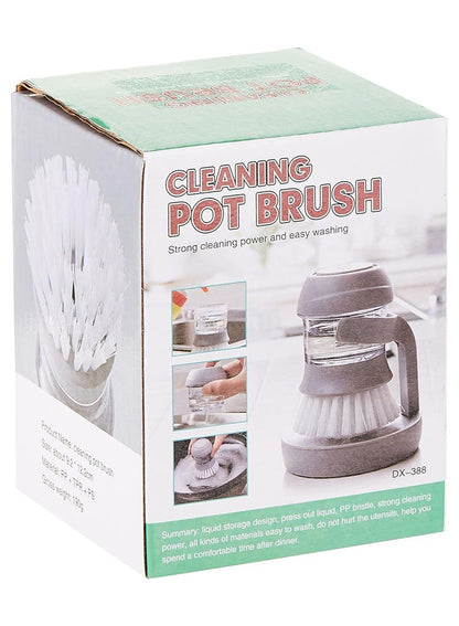 Mintcraft Soap Dispensing Dishwashing Pot Brush