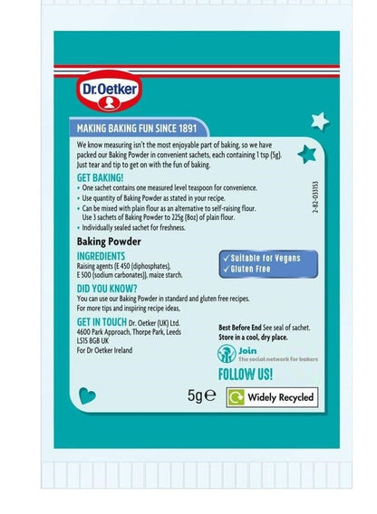 Dr.Oetker Baking Powder Sachets 30G