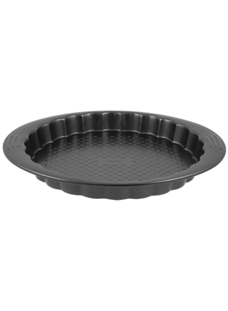 Tefal Easy Grip Tart Tin 27cm - Dark Grey
