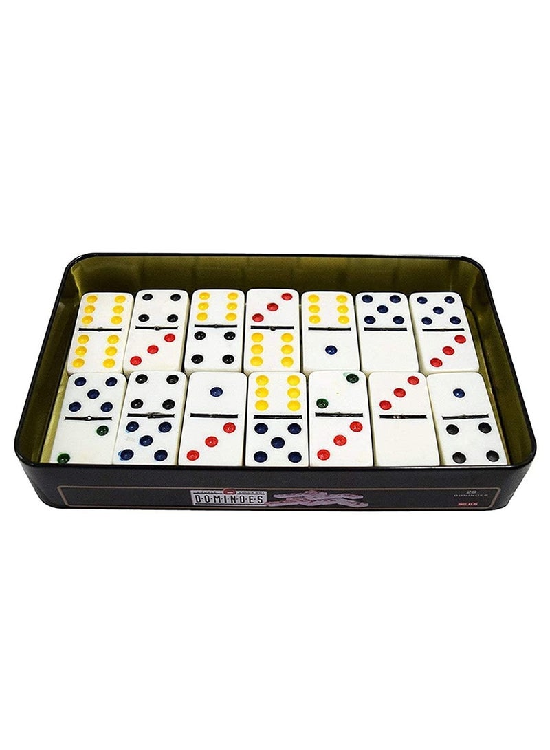 Dominoes Double Color Dot Set by Dominoes