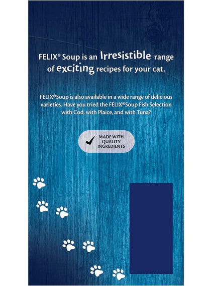 PURINA Felix Soup Tender Strips with Beef Chicken Lamb