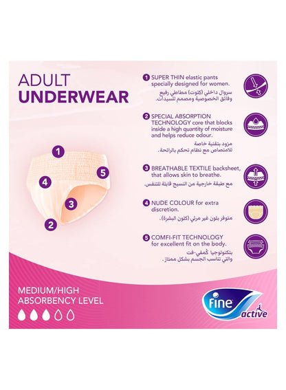 Fine Active Postpartum Diapers Medium Size Pack