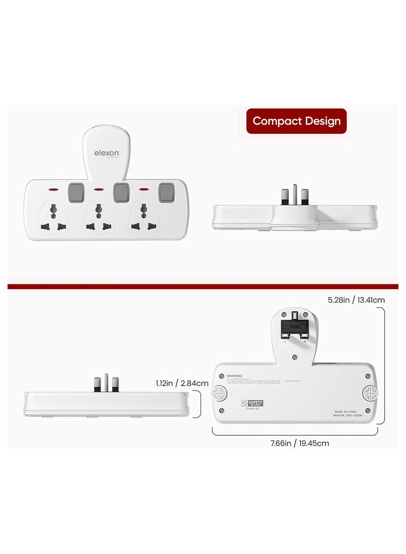 Elexon 3Way Power T Socket