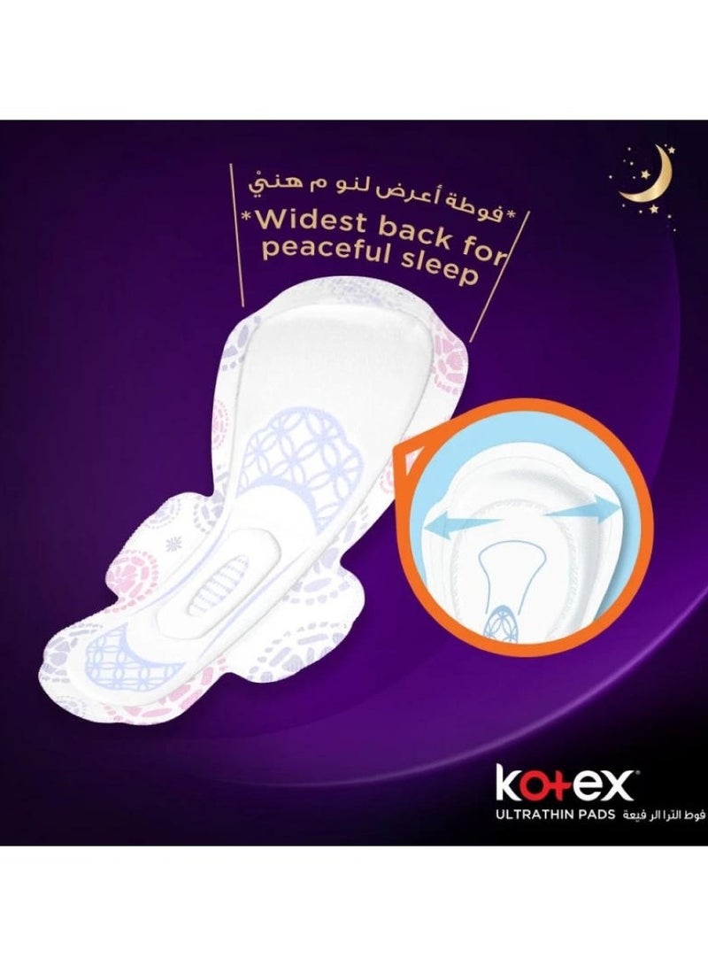 Kotex Ultra Thin Overnight Pads, 14 Count