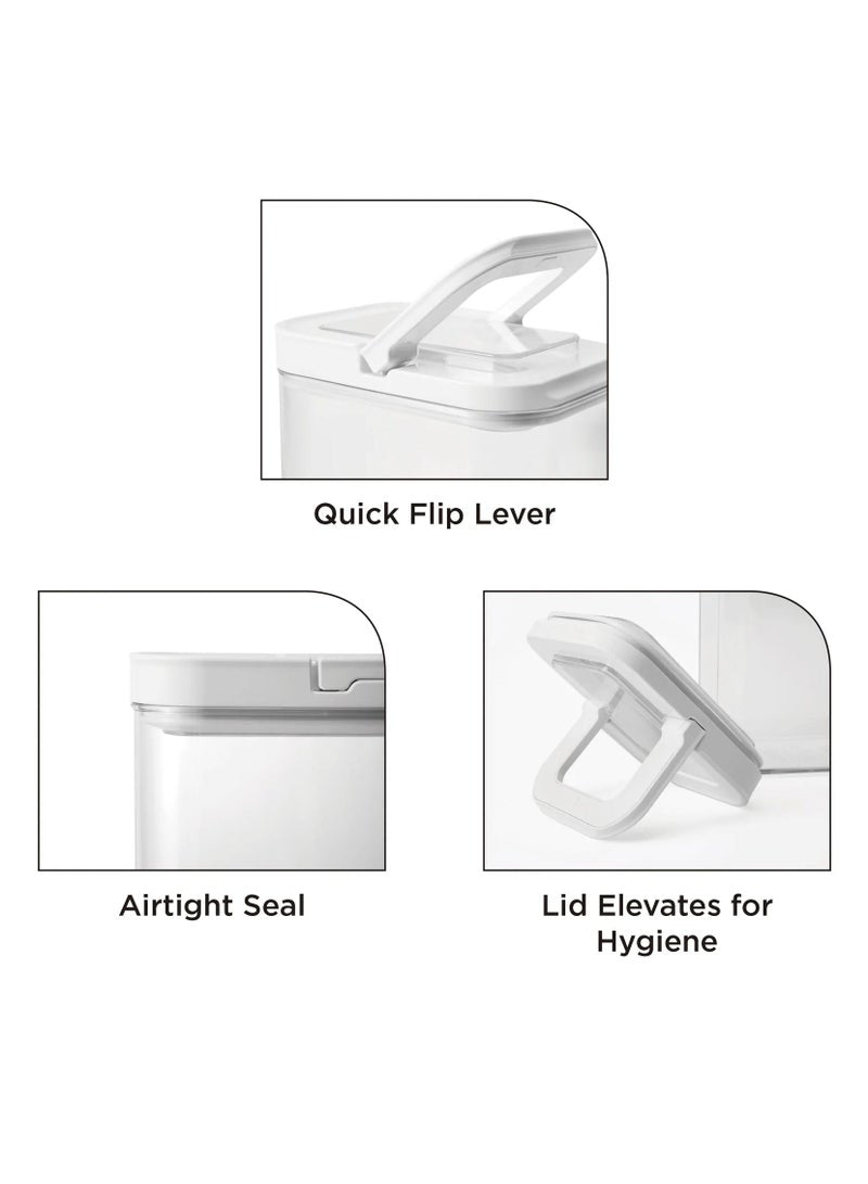 Cosmoplast LOCK2GO Rectangle Fliplock Canisters Set