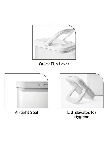 Cosmoplast LOCK2GO Rectangle Fliplock Canisters Set
