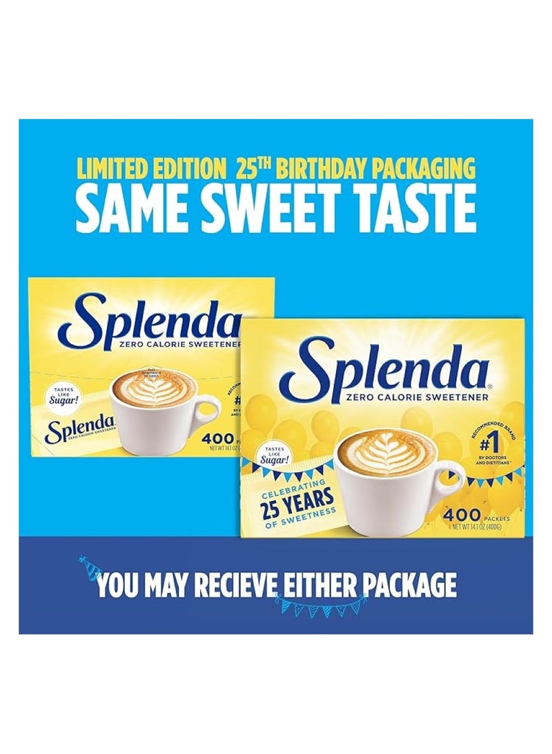SPLENDA Zero Calorie Sweetener Packets