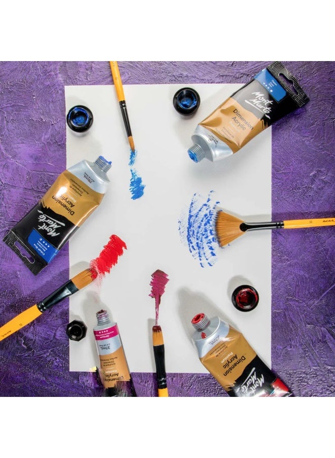 Mont Marte Acrylic Brushes Set 4Pc