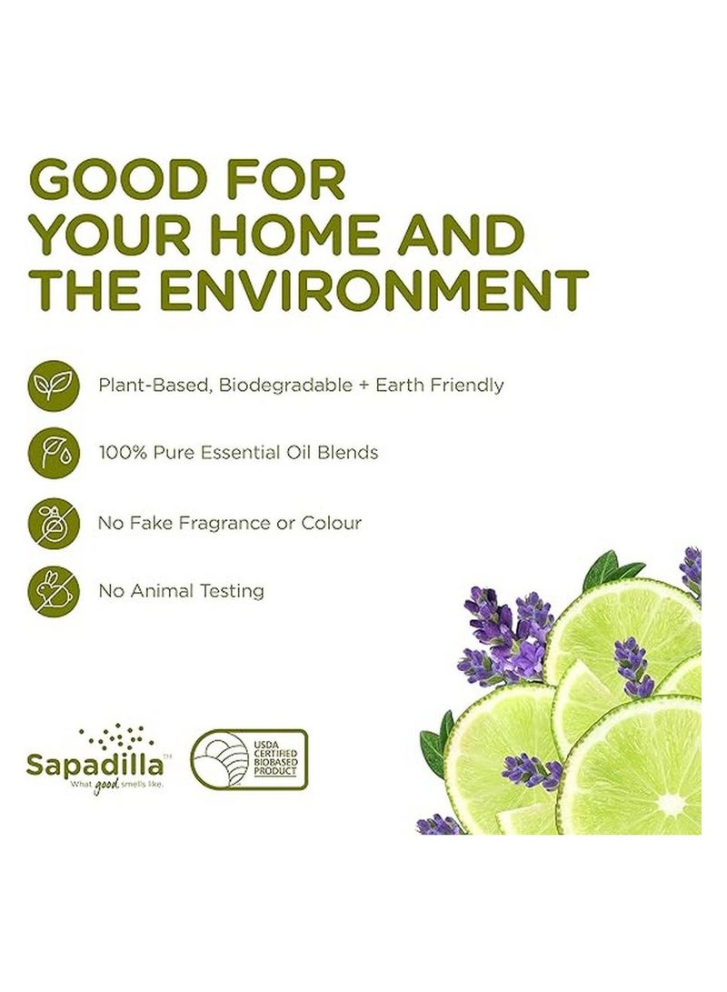 Sapadilla Liquid Dish Soap 473 ML - Sweet Lavender & Lime