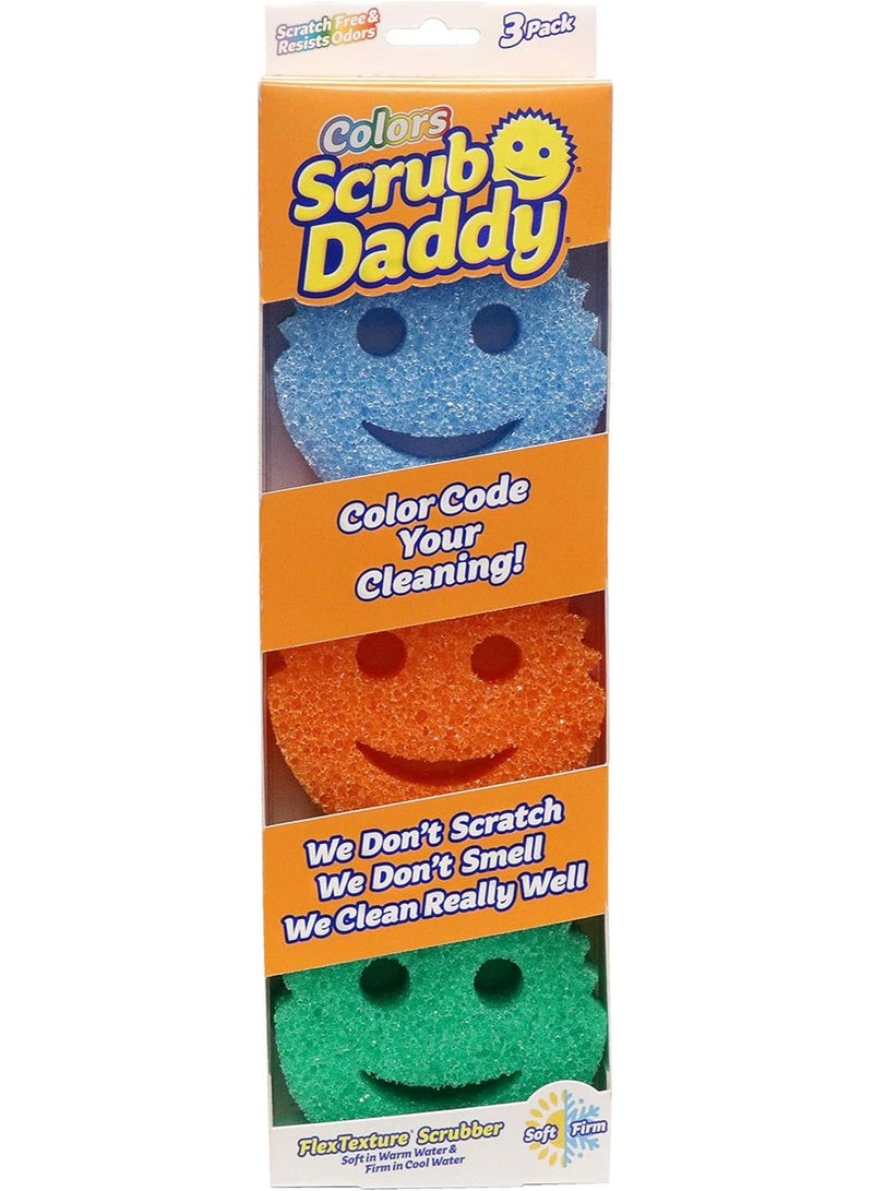 Scrub Daddy Color Sponges Set - Innovative Cleaning