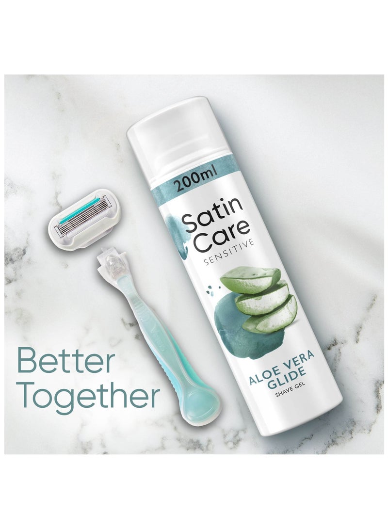 Gillette Satin Care Aloe Vera Shave Gel 200 ML