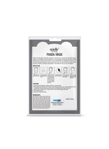Epielle Panda Character Mask for Nourishing & Firming