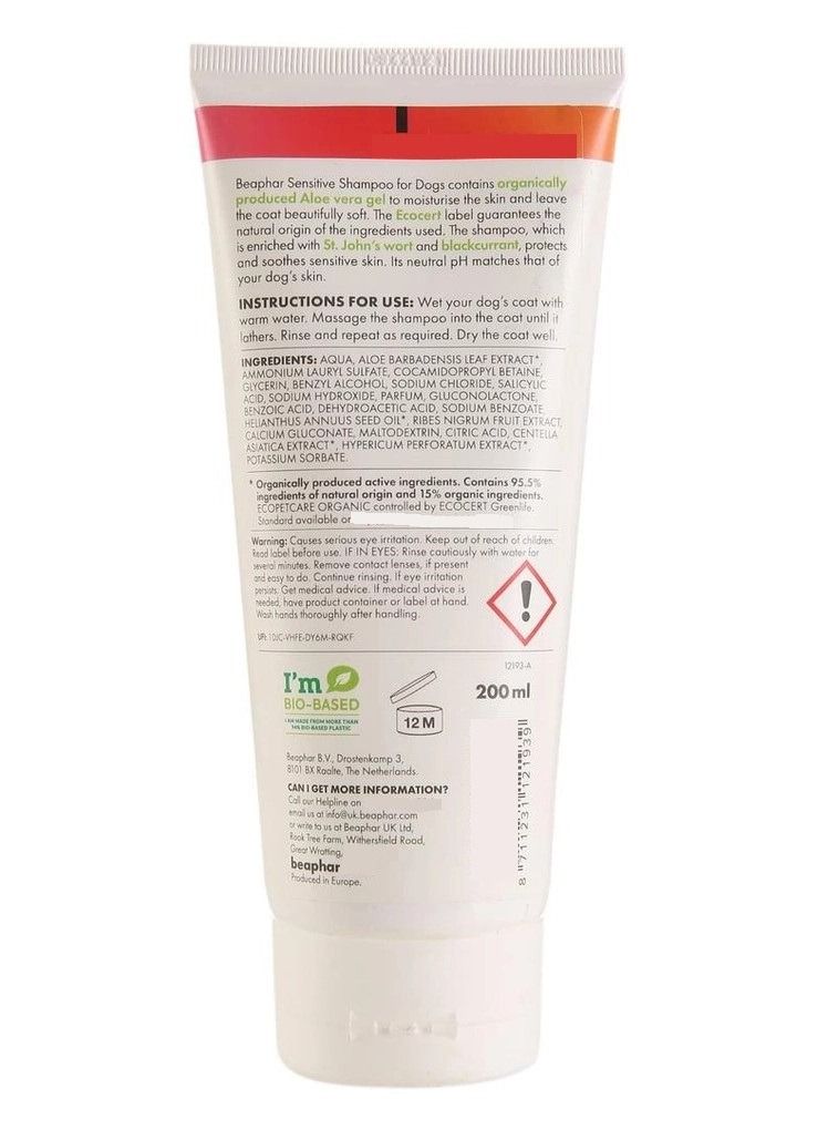 Beaphar Bio Cosmetic Anti-Itch Dog Shampoo 200 ml